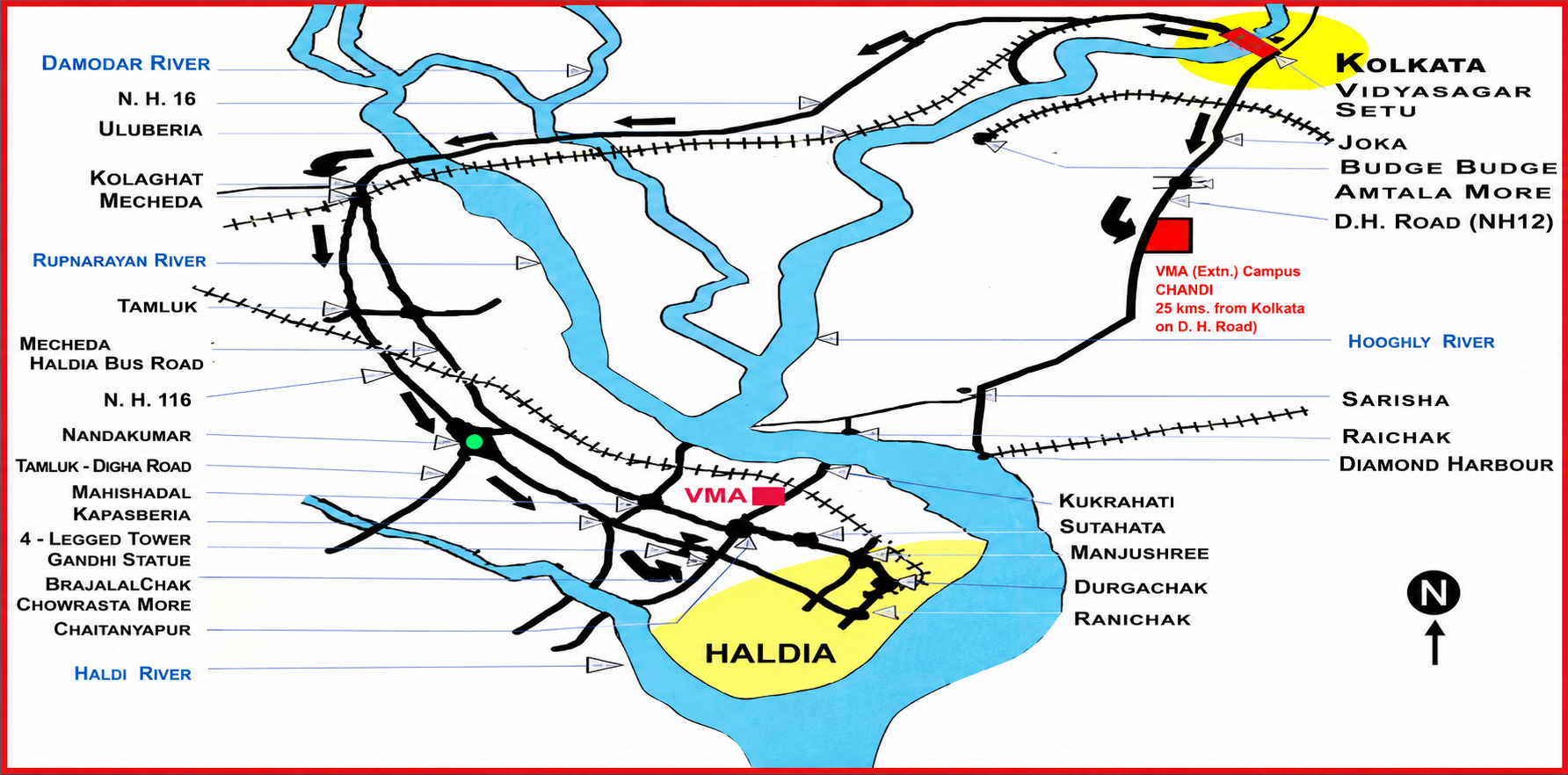 Mission Location Map